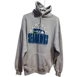 Vintage 1992 Seattle Seahawks Hoodie XL Artex Sportswear NFL Pullover Rare